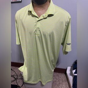 Vibrant Striped Polo Shirt for Men